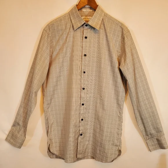 John Nordstrom Trim Fit Shirts Mens Large John Nordstrom Long